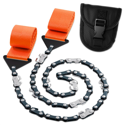 Pocket Chainsaw – Compact Survival Hand Saw for Camping
