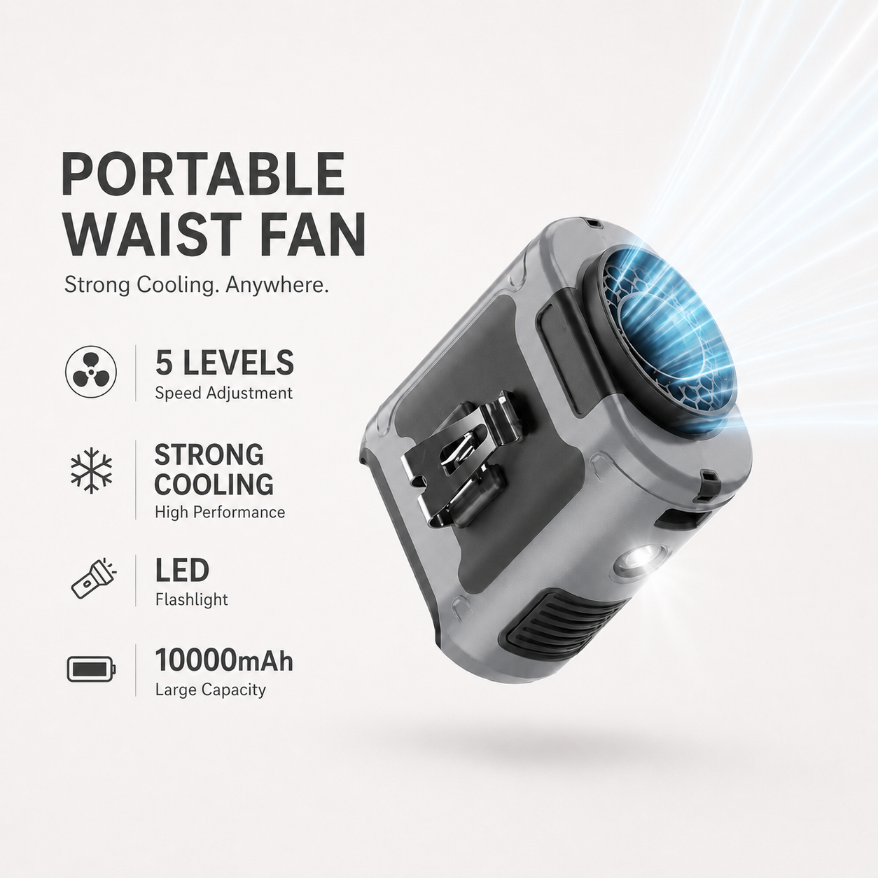 Portable Waist Fan