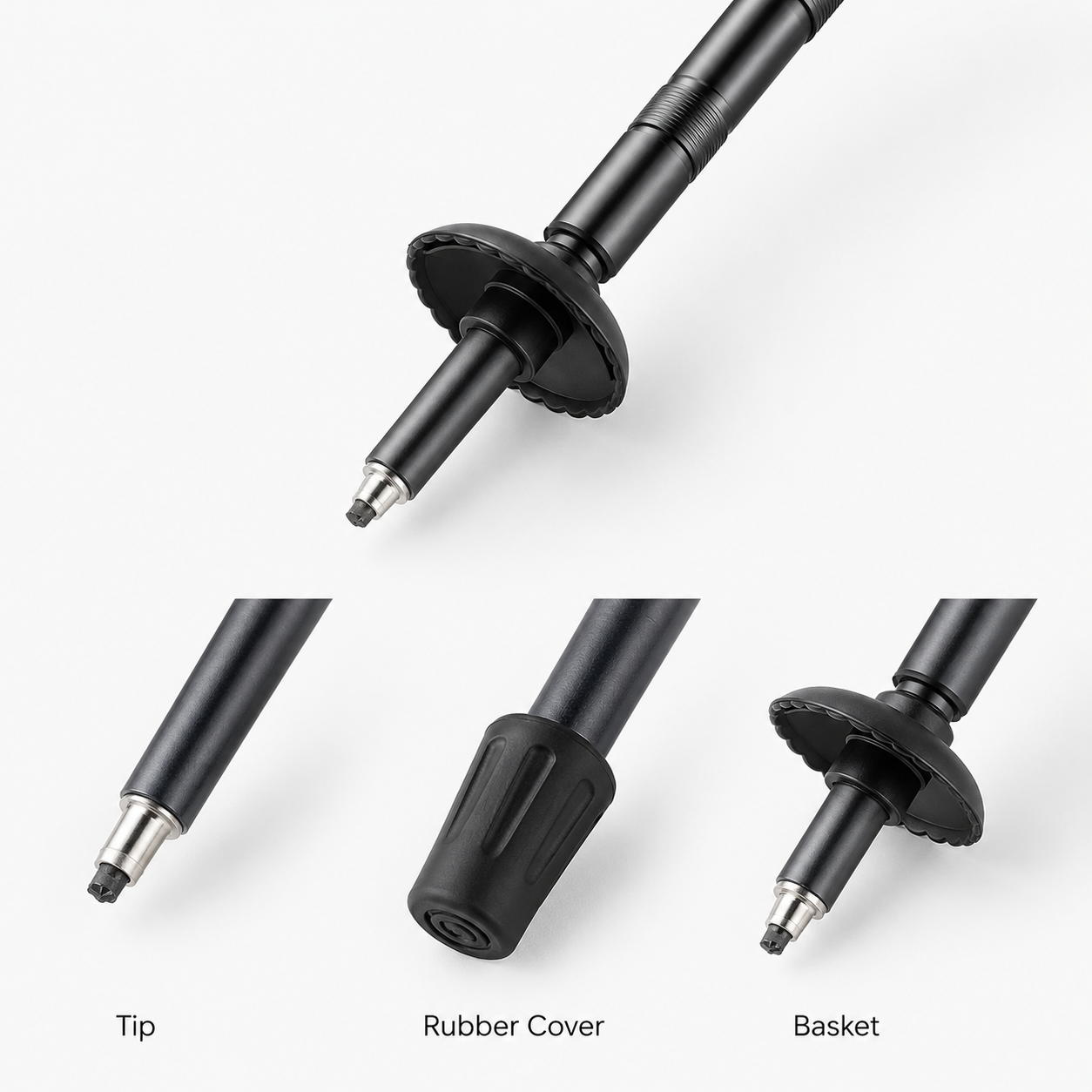 Compact All-in-One Hiking Stick