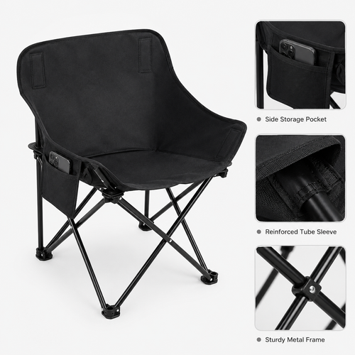 Camping Chair with Side Table