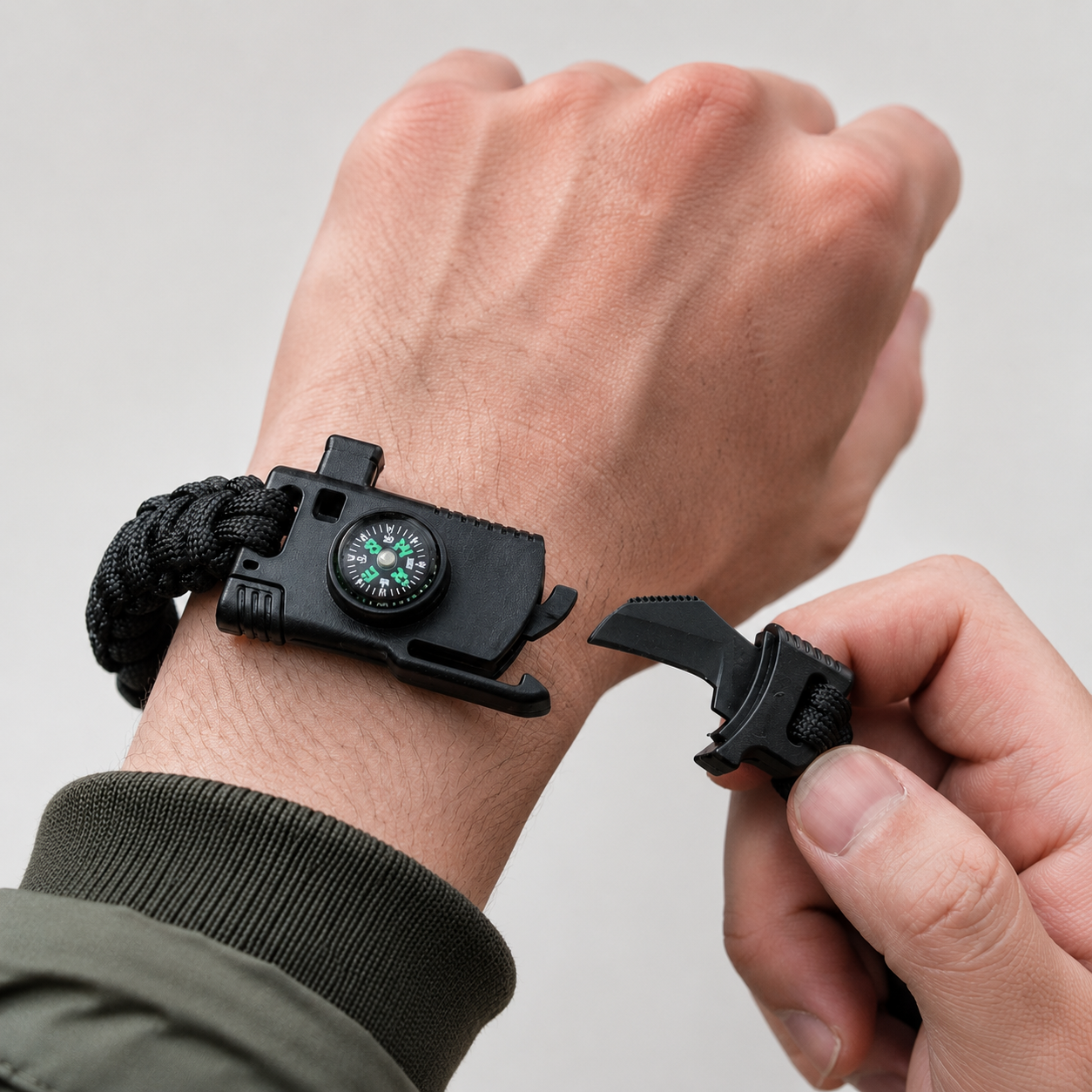 Compact Survival Bracelet