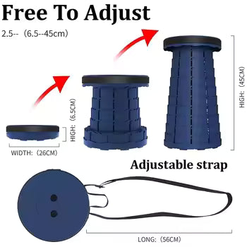 Foldable Round Chair – Compact Portable Camping Stool | Wild Boys Supply