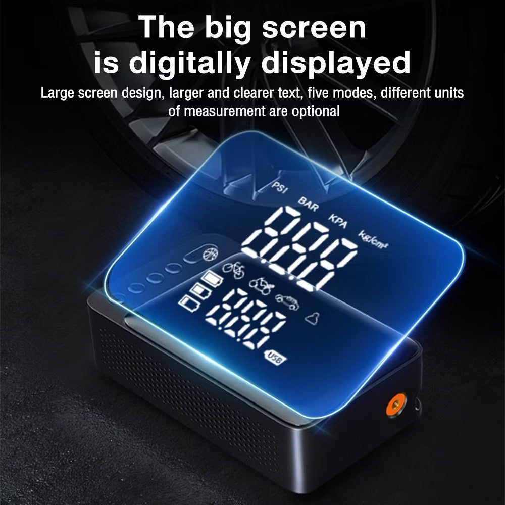 All-in-One Car Emergency Kit | Power Bank, Jump Starter, Air Pump & Emergency Light