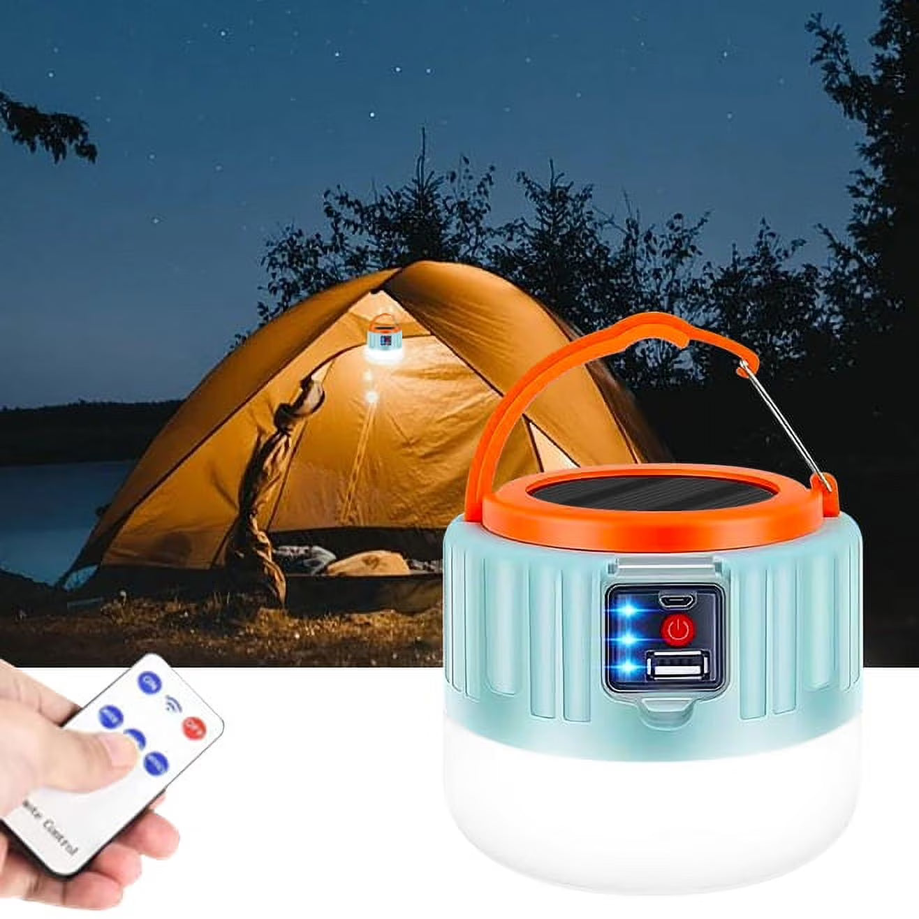 Solar Camping Lantern – Rechargeable LED Outdoor Light