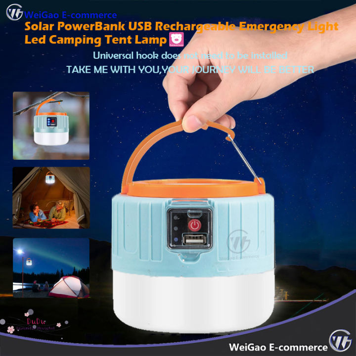 Solar Camping Lantern – Rechargeable LED Outdoor Light
